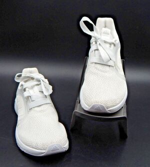 Adidas Womens Edge Lux Running Style Shoes Size 9 All White LYM 029004